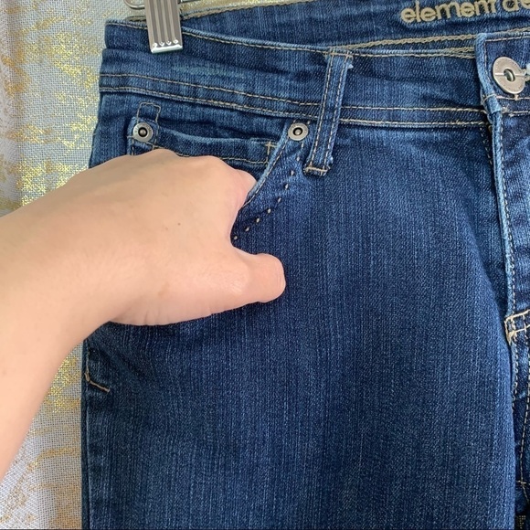 ELEMENT Denim Blue Wash Women’s Capris Jeans Size 7 - Picture 3 of 13